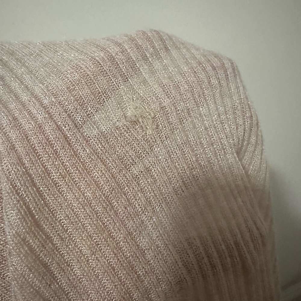 White House Black Market Long Ribbed Duster Cardigan - Picture 5 of 5
